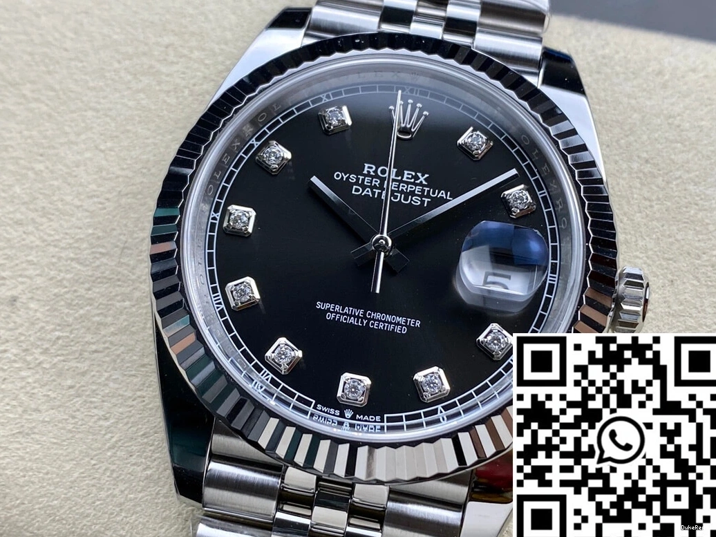 Rolex Factory Black Dial M126334-0012 Clean Datejust 0326